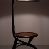 Fantastic Rattan Floor lamp and table 1970s