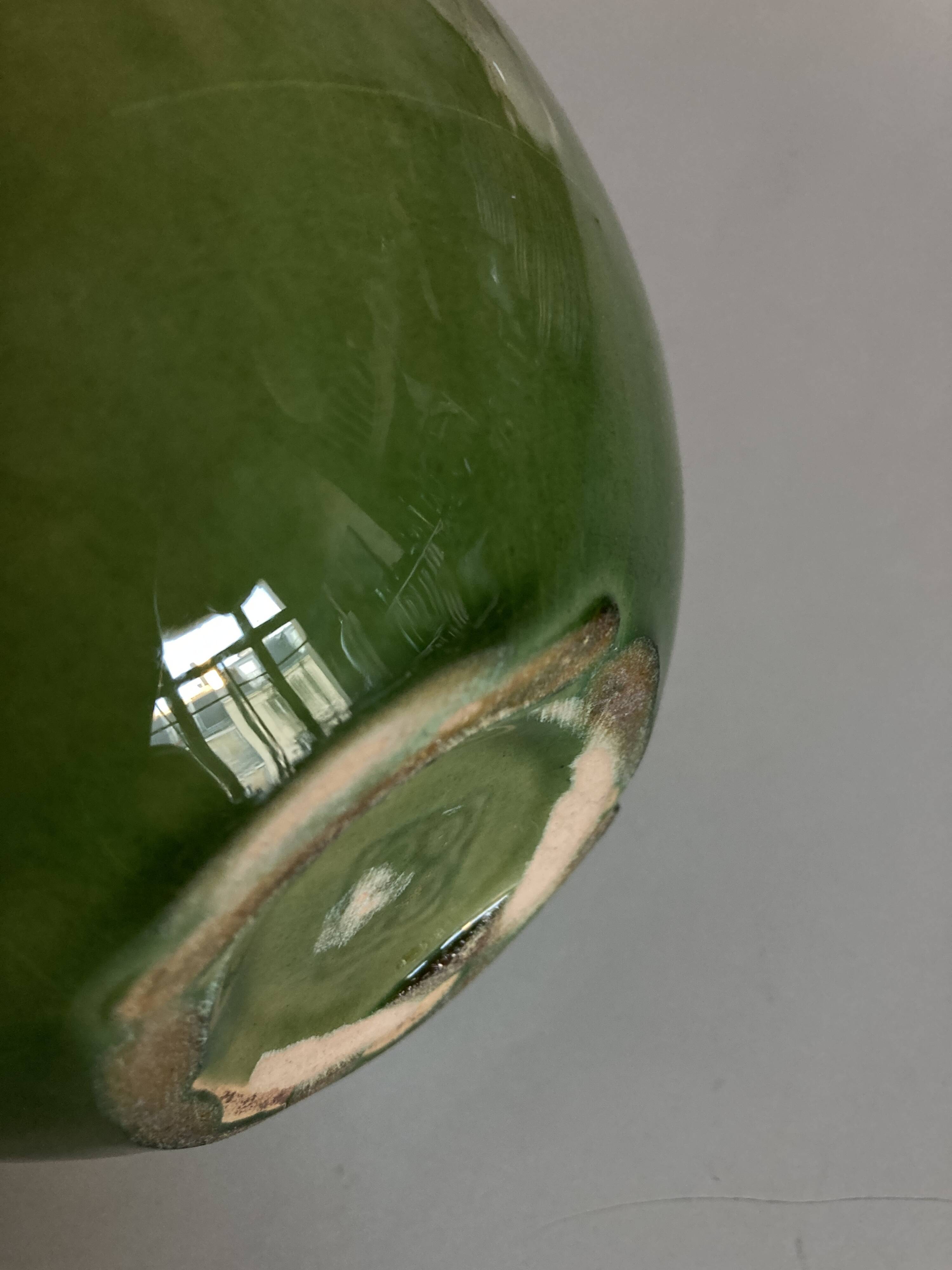 Biot glazed earthenware salad bowl, 1960, diameter 14cm