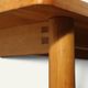 Table René Martin en pin massif moderniste, 1960