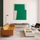 Contemporary art on canvas "verdant stillness" by Bodasca