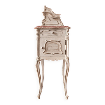Louis XV style bedside table artisanal renovation