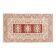 1970s Turkish Oushak Handmade Wool Cotton Red Area Rug 115x192