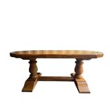 Solid wood monastery dining table