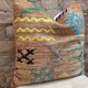 Handmade Moroccan Kilim cushion cover: Bohemian decorative cushion
