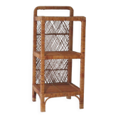 Rattan shelf with 3 floors.