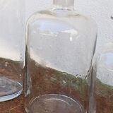 Series of 4 old bottles of herbalist