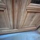 Antique glass-fronted Parisian cupboard: display cabinet bookshelf