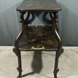 Table à Thé en Bois Laqué à Décors Asiatiques – Fin XIXe