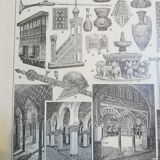 Lithograph on Arabic art from 1928
