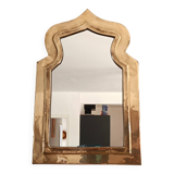 Moroccan brass mirror