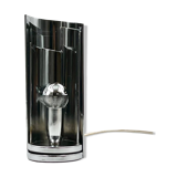 Space Age Chrome Metal Table Lamp Selenova TA447, Italy 1970s