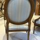 Pair of medallion armchairs in Louis XVI style - carved wood