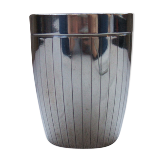 Timbale silver massive art deco