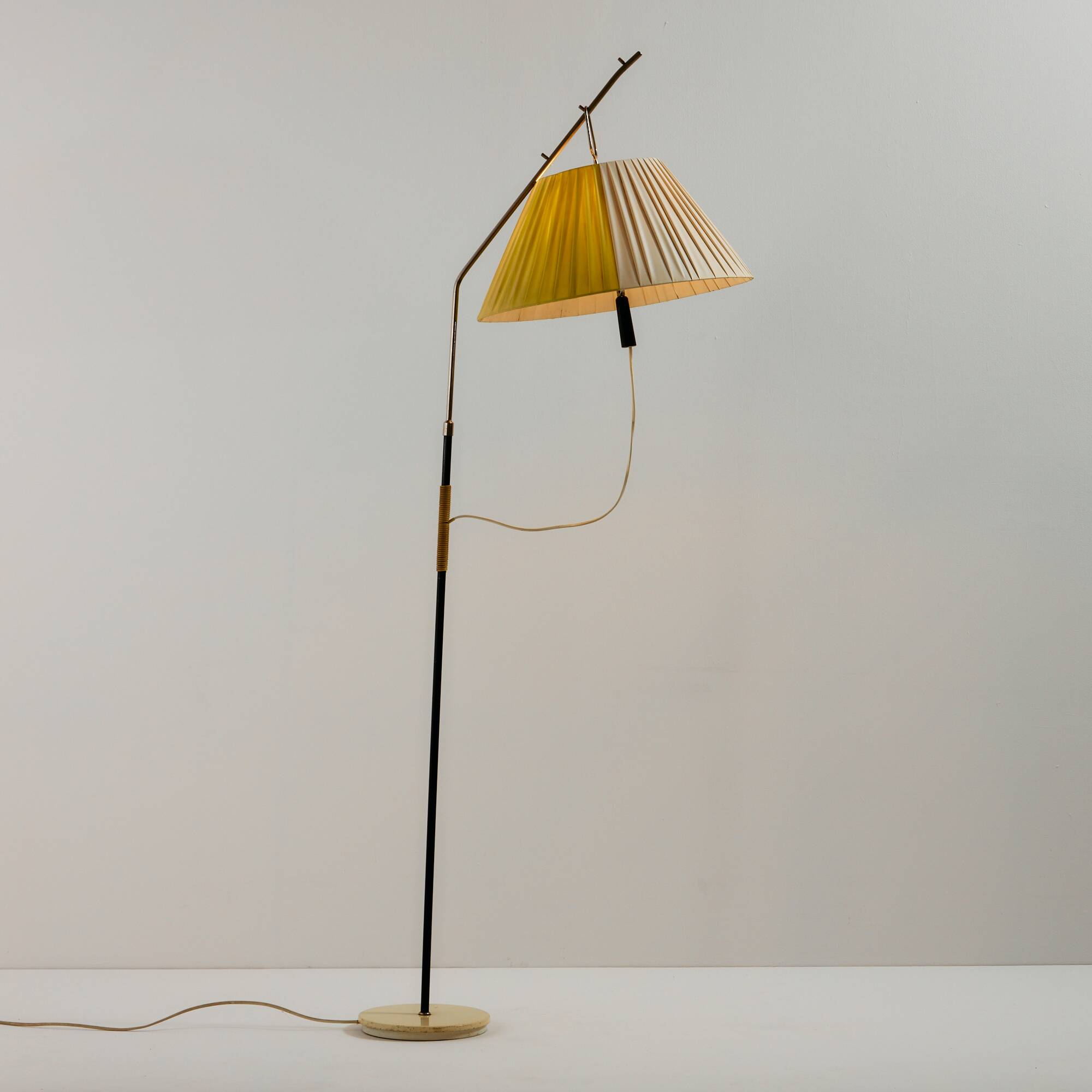 Metal floor lamp