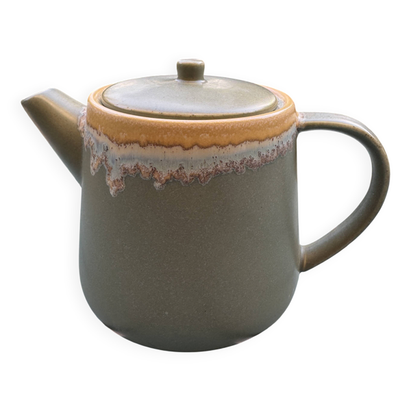 Théière en grès céladon – style japonais wabi-sabi – modèle très rareThéièr