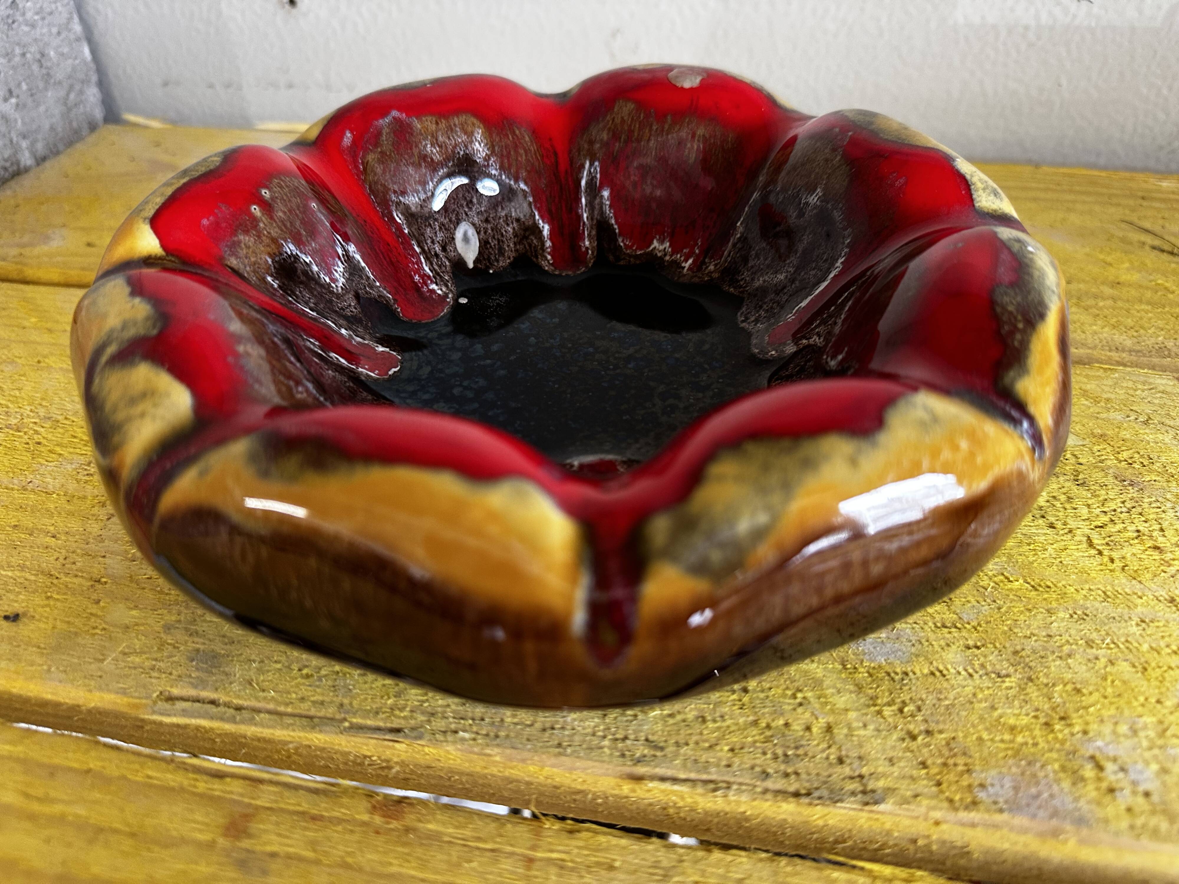 Vintage Vallauris Ceramic Trinket Dish/Ashtray