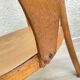 Old armchair for children in wood