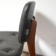 Série de 4 chaises scandinaves en skaï