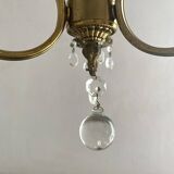 Chandeliers with glass drops 3 lights