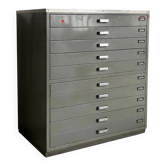 Vintage Italian Industrial Cabinet / drawers  for storage drawings and posters