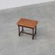 French Barley Twist Walnut Side Table with Drawer, circa 1880