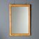 Vintage mirror design with bamboo and wicker frame, Italy, 1980s.