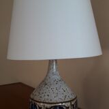 Enamelled sandstone lamp by Marianne Starck for Michael Andersen , Denmark , circa 1960