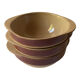 Set of 3 bowls in Gien stoneware