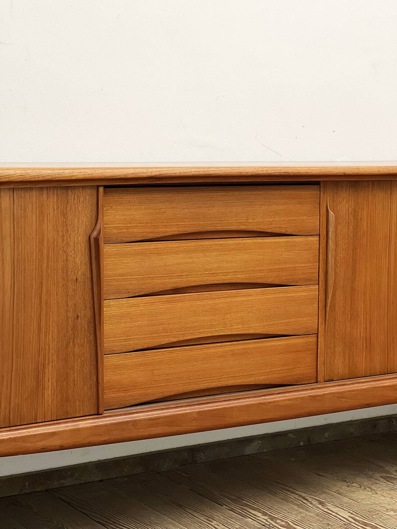 Danish Mid-Century Modern Sideboard in Teak by Axel Christensen Odder Furniture, 1960s