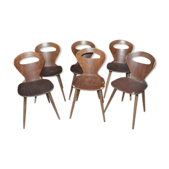 Set of 6 "Ant" chairs 60's