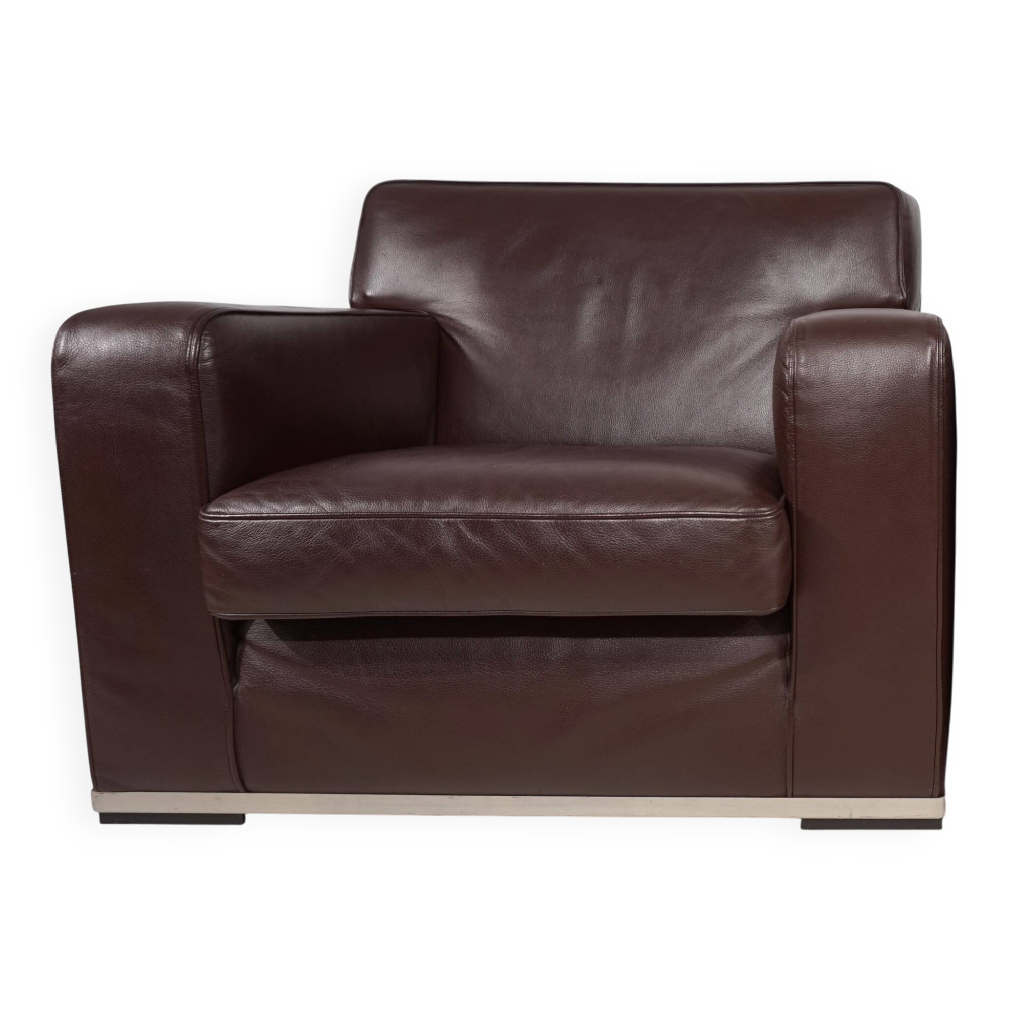 B&B Italia Maxalto Apta Imprimatur leather armchair by Antonio Citterio