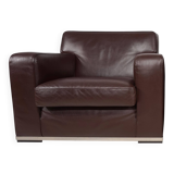 B&B Italia Maxalto Apta Imprimatur leather armchair by Antonio Citterio