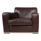Fauteuil en cuir Apta Imprimatur de B&B Italia Maxalto par Antonio Citterio