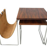 Nesting table magazine holders