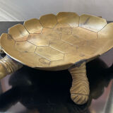 Vintage turtle pocket in solid bronze