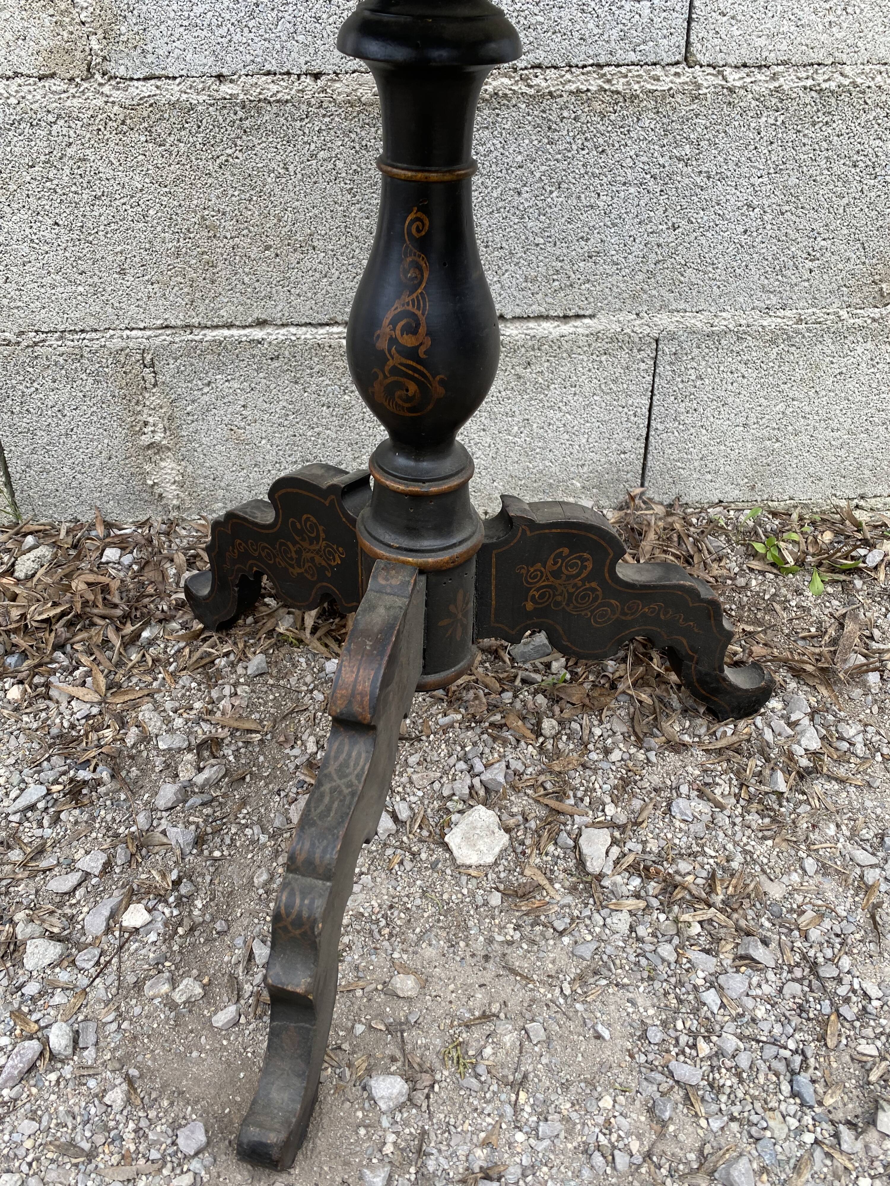 Table pedestal table 19th napoleon3