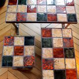 VINTAGE ceramic coffee tables