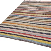 Turkish Handwoven Flatweave Chaput Kilim 183 cm x 305 cm