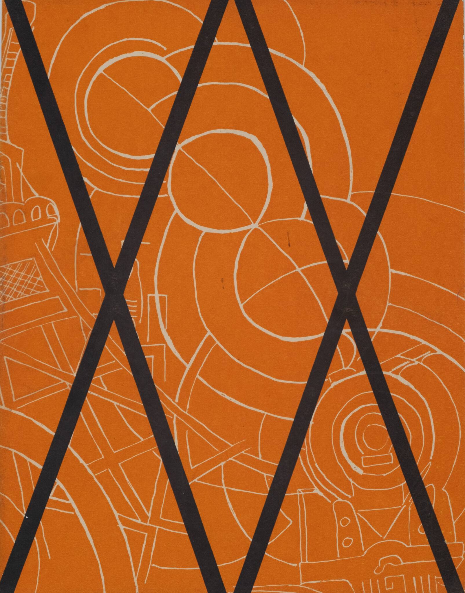 Robert delaunay: the iron lady - original lithograph