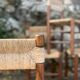 Série de 4 chaises modèle "Dordogne" éditées par Sentou
