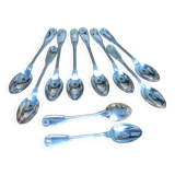 Box of 10 Ercuis spoons, Maintenon model