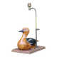 Lampe canard avec abat-jour, lampe à poser, lampe abat-jour, lampe de salon, duck lamp
