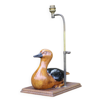 Lampe canard avec abat-jour, lampe à poser, lampe abat-jour, lampe de salon, duck lamp