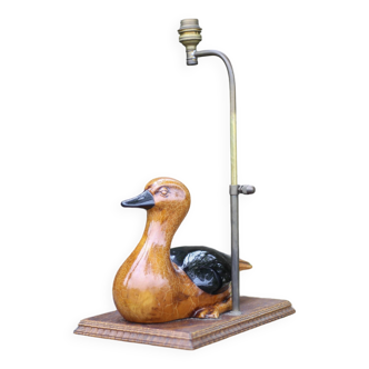 Duck lamp with lampshade, table lamp, lampshade lamp, living room lamp, duck lamp