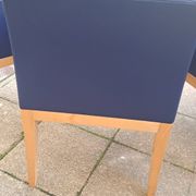 lot de 3 fauteuils en cuir Hugues Chevalier