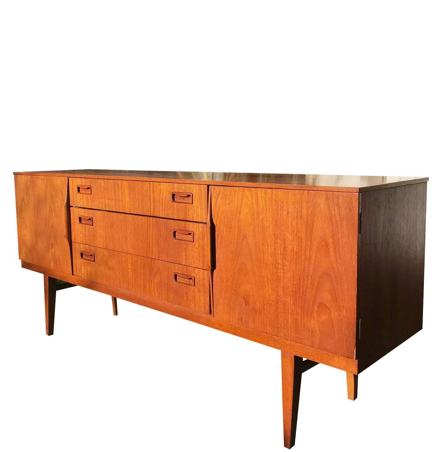 Teak enfilade, Scandinavian design from the 1960s/70s