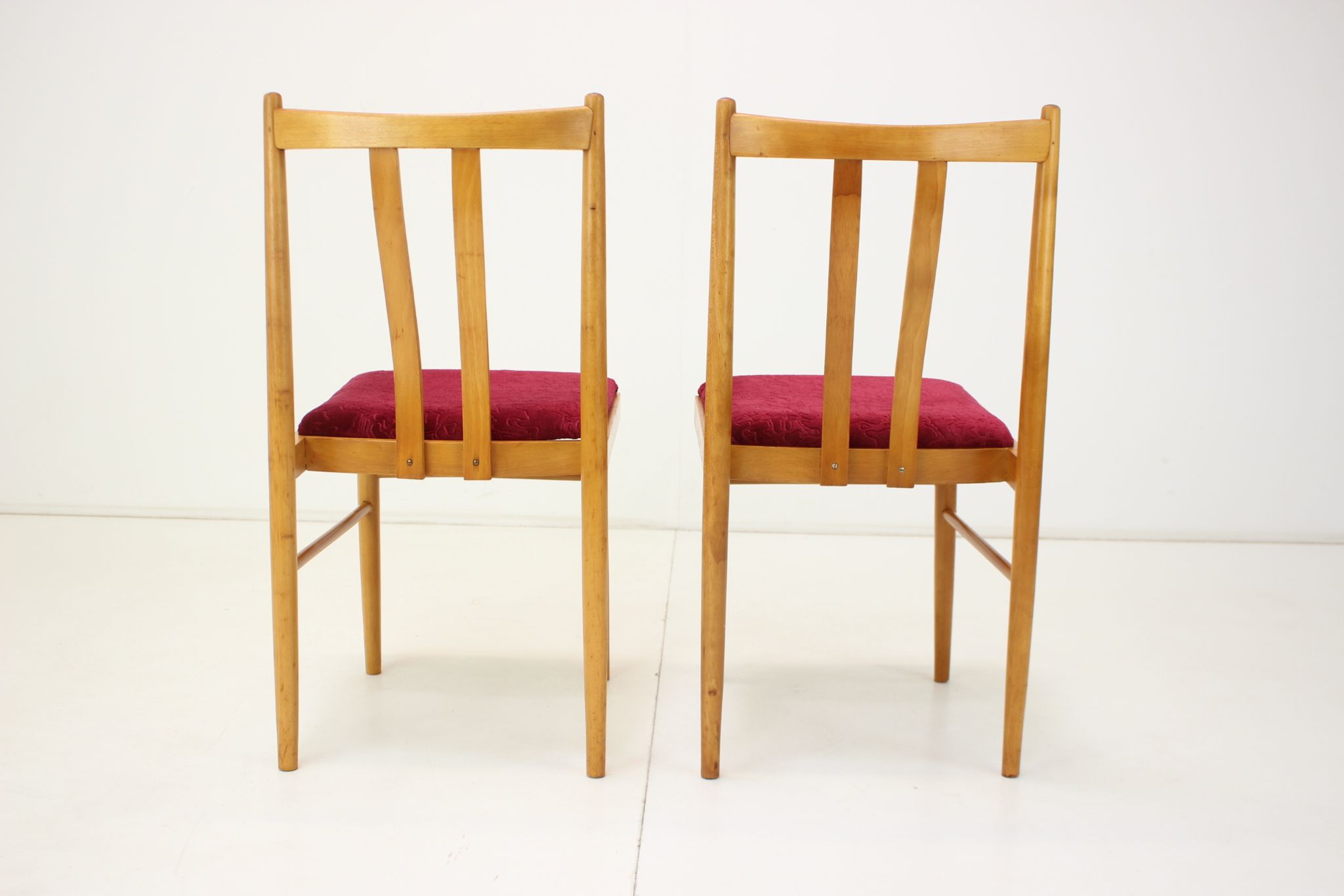 1970s Set of Four Dining Chairs, Czechoslovakia