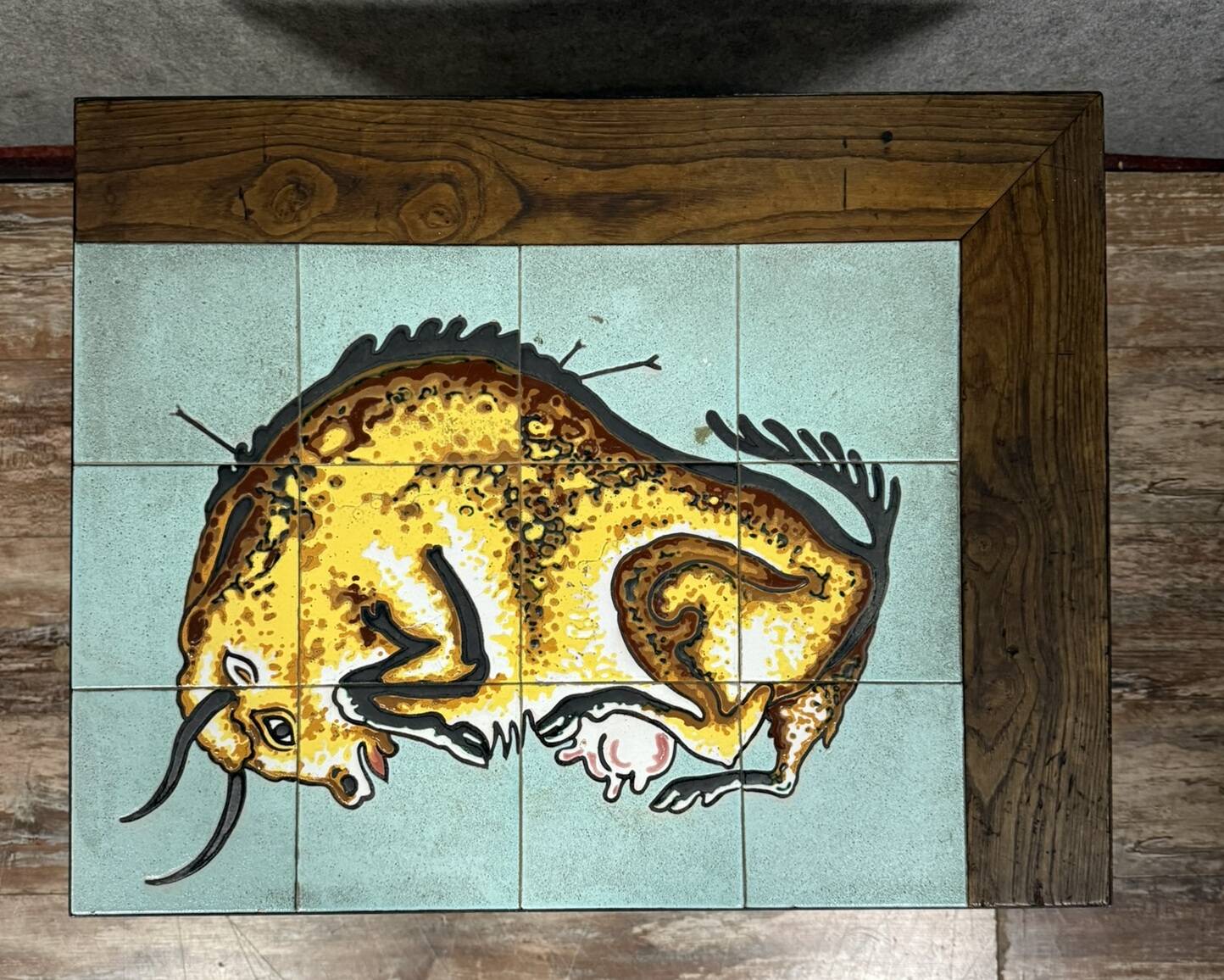 Vintage ceramic coffee table