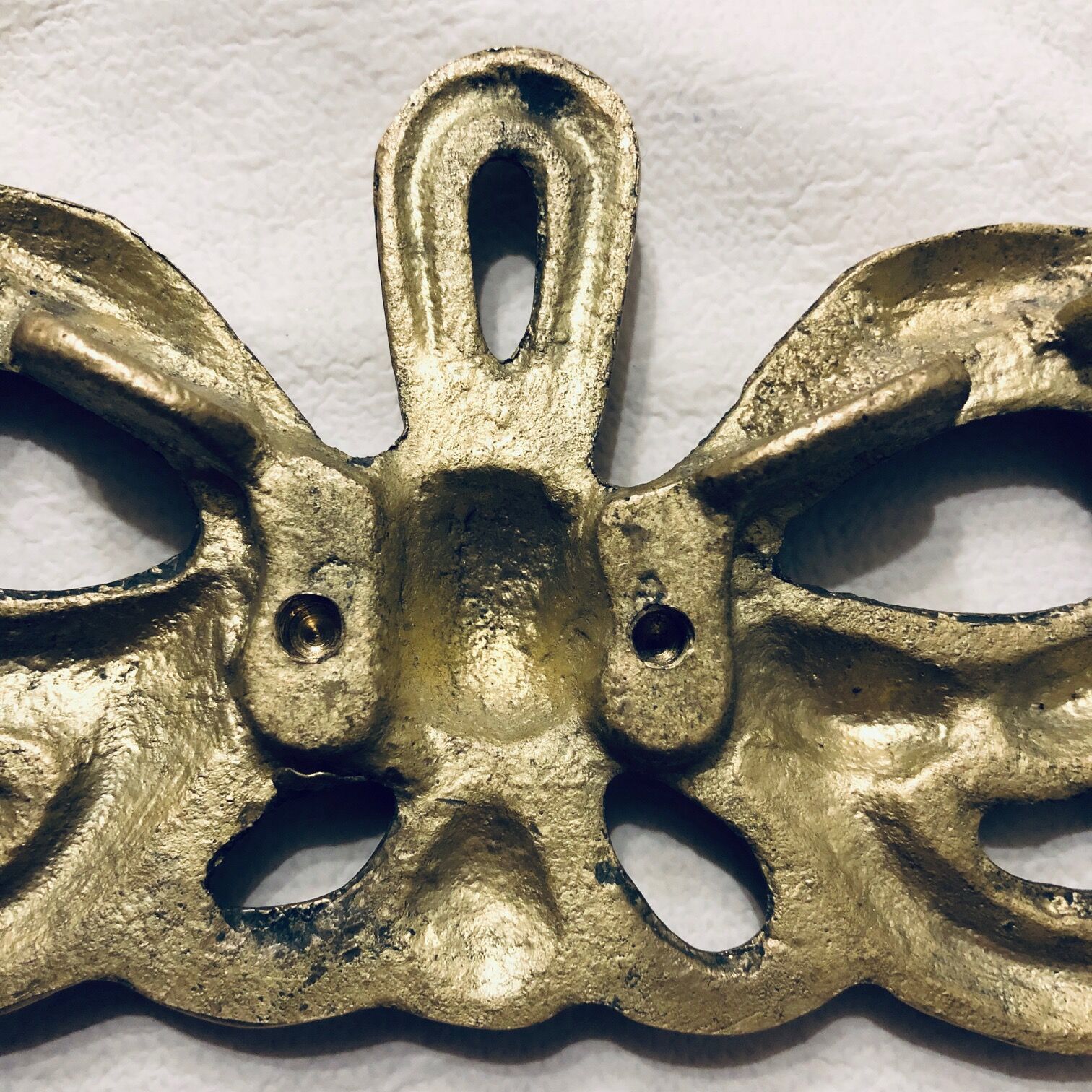 Fronton old "knot" in brass