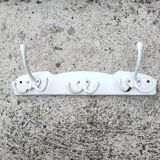 Portemanteau ancien en fonte émaillée